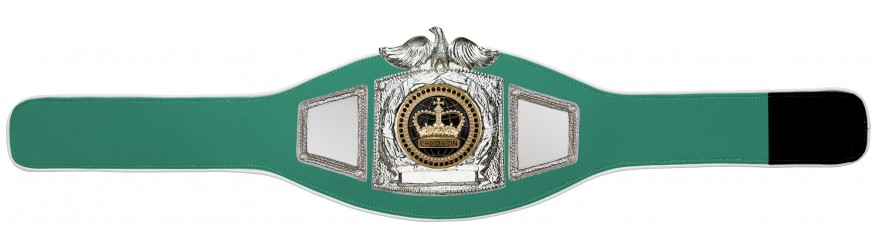 PROEAGLE BLACK CHAMPION CROWN CHAMPIONSHIP BELT - PROEAGLE/S/BLKGEM - AVAILABLE IN 6+ COLOURS